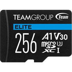 TeamGroup Elite microSDXC 256GB Class 10 U3 V30 UHS-I A1 90MB/S + Adapter