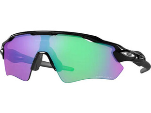 Oakley Radar OO9208 44 Αθλητικά Γυαλιά Ηλίου Μάσκα Κοκάλινα Μαύρα με Πράσινο Καθρέπτη Φακό