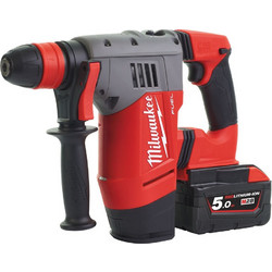 Milwaukee M18 CHPX-502X Κρουστικό Περιστροφικό Κατεδαφιστικό Πιστολέτο Μπαταρίας 18V με 2 Μπαταρίες και SDS Plus