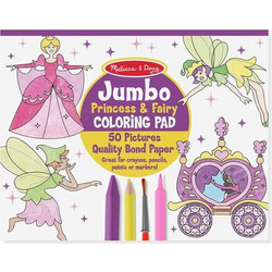 Melissa & Doug Μπλοκ Ζωγραφικής Jumbo Πριγκίπισσες & Νεράιδες 50 σελ. Κωδικός 14263
