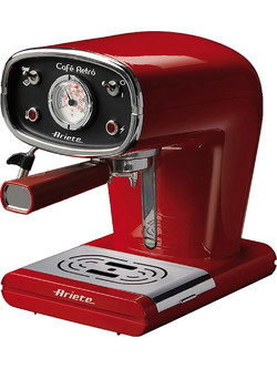 Ariete Retro 1388 Red Μηχανή Espresso 900W 15bar