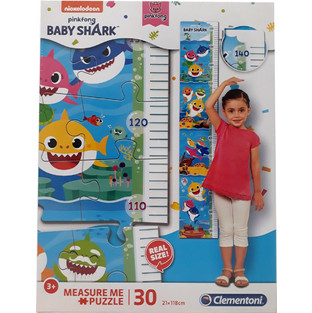 Παιδικό Puzzle Clementoni Measure Me Baby Shark 30 Κομμάτια