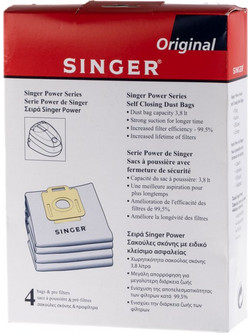 Nilfisk Power Series 107407639 Σακούλες Σκούπας 5τμχ Συμβατές με Σκούπα Nilfisk