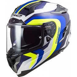 LS2 Challenger FF327 Galactic White / Yellow / Blue Κράνος Μηχανής Full Face 1420gr