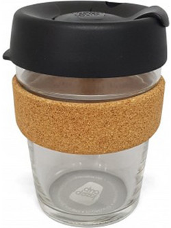 KeepCup Brew Cork Ποτήρι Καφέ Γυάλινο με Καπάκι Espresso 1τμχ 340ml