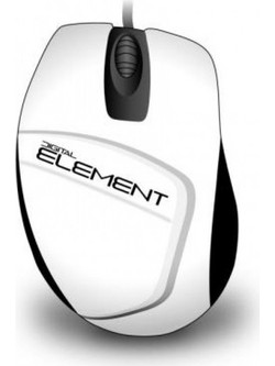 Element MS-30W Ενσύρματο Ποντίκι White