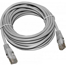 Extralink U/UTP Cat.5e Καλώδιο Δικτύου Ethernet 0.5m Grey EX.CAT5e-UTP-PATCH-BC-0.5