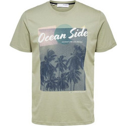 T-shirt ανδρικό Ocean Side SELECTED οργανικό βαμβάκι