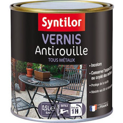 Syntilor Vernis Βερνίκι Επιφάνειας Μετάλλου Νερού Satin Antirouille 0.5lt
