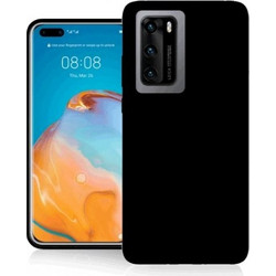 FONEX TPU CASE 0.6mm HUAWEI P40 black backcover - (BLK1447B)