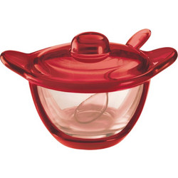 Τυριέρα - ζαχαριέρα 200 ml Guzzini Gocce Red