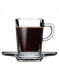 Φλυτζάνι πιατάκι espresso 75 ml Pasabahce Carre