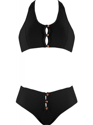 Gsecret Bikini Set Μπουστάκι με Ενίσχυση Μαύρο 962-14230
