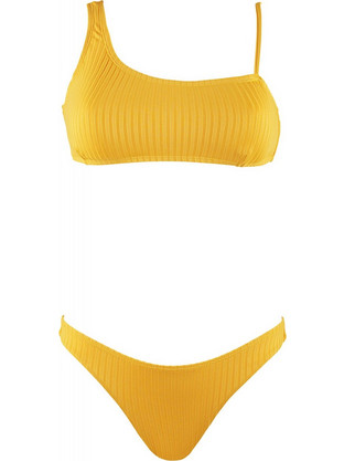 Gsecret Bikini Set Μπουστάκι με Ενίσχυση Brazil Κίτρινο 1078-14430