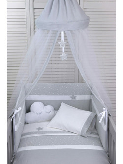 Baby Oliver Des 370 Σετ Κούνιας Grey 2τμχ