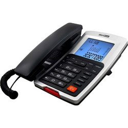 Maxcom KXT709 Ενσύρματο Τηλέφωνο με Ανοιχτή Ακρόαση Μαύρο