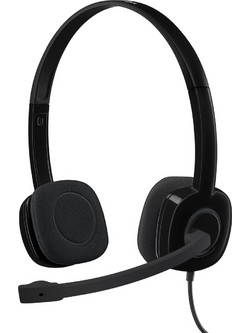 Logitech H151 On Ear Ακουστικά Υπολογιστή με Μικρόφωνο & 3.5mm Jack