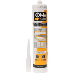 KOMA TOOLS Σιλικόνη Γενικής Χρήσης Διάφανη 280ml 96451