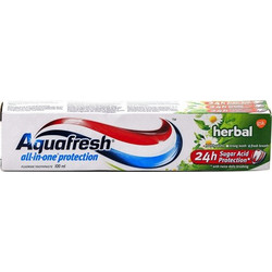 Aquafresh Herbal Οδοντόκρεμα για Προστασία Ούλων κατά της Πλάκας 100ml