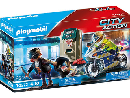 Playmobil City Action Διάρρηξη Στο ΑΤΜ για 4-10 Ετών 70572