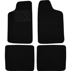Πατάκια δαπέδου μοκέτας Standard μαύρα για Isuzu D-Max (I) 4D 4τμχ