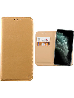Volte-Tel Pocket Magnet Book Stand Θήκη iPhone 11 Pro Max Gold