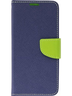 Θήκη OEM Fancy Book για Xiaomi Redmi Note 9 Pro Flip Cover Navy Lime