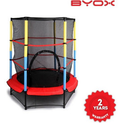 Byox Inner Net 55in Παιδικό Τραμπολίνο με Δίχτυ 140cm Red
