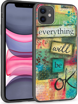 Θήκη iPhone 11 Black TPU - Everything Will Be Ok