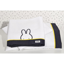 Miffy Des 61 Σετ Βρεφικά Σεντόνια Κούνιας Βαμβακερά 100x165 Jean