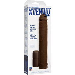 Doc Johnson Xtend It Kit Κάλυμμα Επιμήκυνσης Πέους 23cm Καφέ