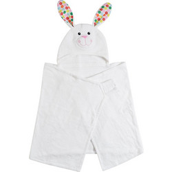 Zoocchini Bella The Bunny Παιδικό Πόντσο Θαλάσσης Λευκό 55x127cm