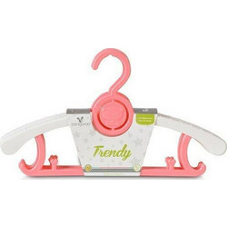 Παιδικές κρεμάστρες 5 τμχ Cangaroo Trendy Pink 3800146267681