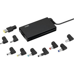 Logik Φορτιστής Laptop 65W 19V 3.42A με Αποσπώμενο Καλώδιο Τροφοδοσίας & Σετ Βυσμάτων LUPAUSL16E