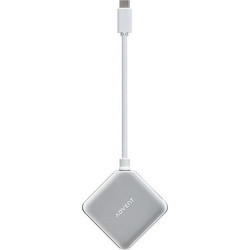 Advent A4HUBC19 USB USB Hub 3.0 USB-C με 4 Θύρες USB-A