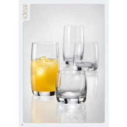 Crystalex Σετ Ποτήρια Νερού Κρυστάλλινα Ideal 380ml 6τμχ CLX25015001