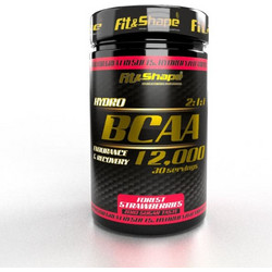 Fit & Shape Hydro BCAA 12000 Strawberry 420gr
