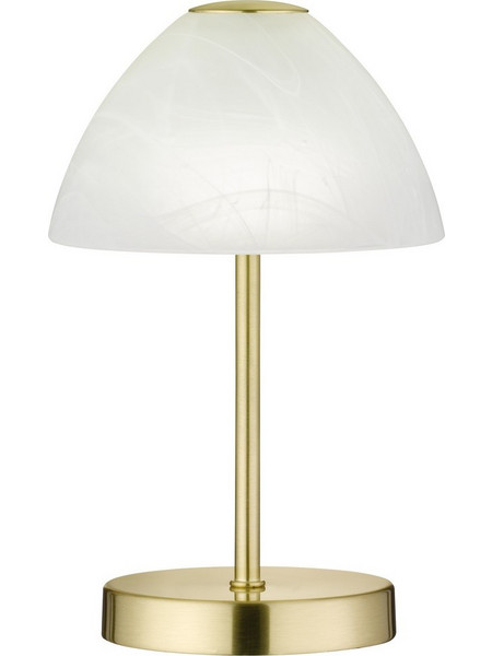 Trio Lighting R52021108 Πορτατίφ LED Λευκό Χρυσό Φ15xΥ24cm