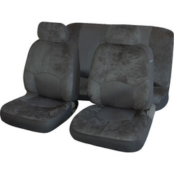 Autoline Alcantara Set Grey 5τμχ
