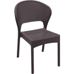 Siesta Daytona Καρέκλα Κήπου Πολυπροπυλενίου Καφέ 53.0087