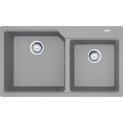 Franke Urban UBG 620-86 Stone Grey Ένθετος Νεροχύτης Γρανίτη 86x50cm