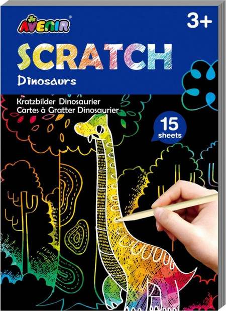 Mini Scratch Book Dinosaurs 60128