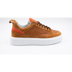 PERLAMODA ΑΝΤΡΙΚΟ ΔΕΡΜΑΤΙΝΟ SNEAKER EXTRA SOFT ΔΙΑΤΡΗΤΟ ATO 1-4 CAMOSCIO, ΤΑΜΠΑ, Άνδρας
