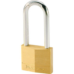 Masterlock Λουκέτο Συμπαγές Μπρούτζινο 40mm Μακρύλαιμο 51mm