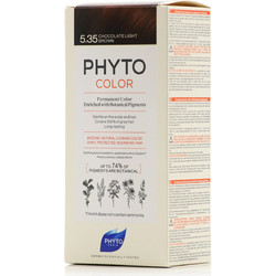 Phyto PhytoColor 5.35 Light Brown Φυτική Μόνιμη Βαφή Μαλλιών 50ml