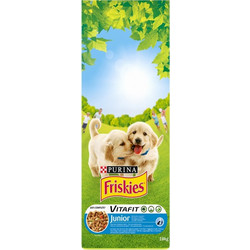 Purina Friskies 5 Promises Junior with Chicken, Milk & Vegetables 18kg