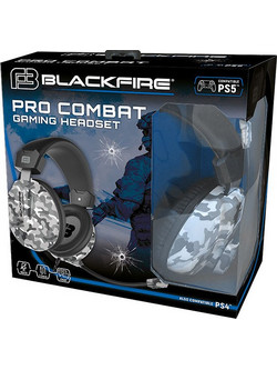 Ardistel Blackfire Pro Combat Gaming Headset Over Ear Camo White