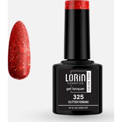 Lorin Gel Lacquer 325 Ferrari Glitter Ημιμόνιμο Βερνίκι Νυχιών 8ml