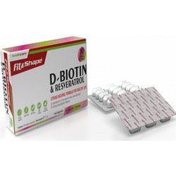 Fit & Shape D-Biotin & Resveratrol 30 Κάψουλες