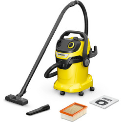 Karcher WD 5 V-25/5/22 Σκούπα Υγρών / Στερεών 1100W με Κάδο 25lt 1.628-300.0